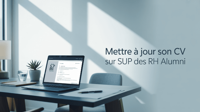 Mettre à jour son CV sur SUP des RH